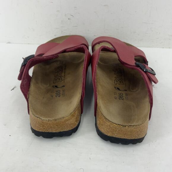 Birkenstock Red Cross-Strap Sandals - Picture 3 of 7